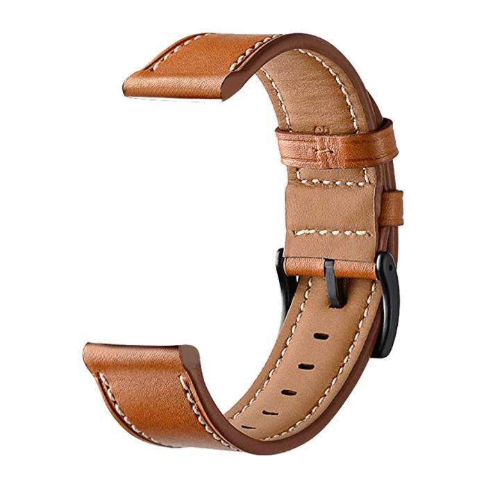 bracelet de montre vendu seul Bracelet de montre de remplacement en cuir pour Samsung Galaxy Watch active 20mm ZCQ90226101BW_wat