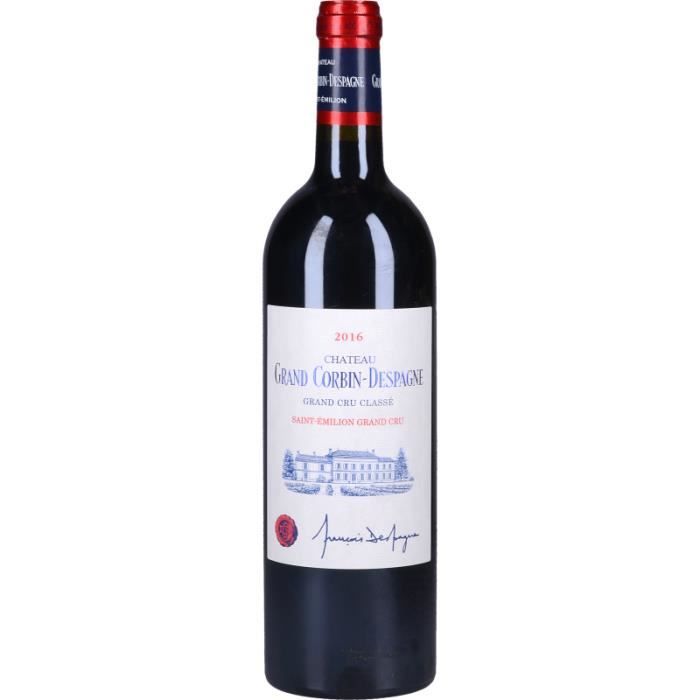 Vin Rouge - Château Grand Corbin-Despagne 2016 - Bouteille 75cl