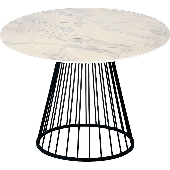 Table Romane marbrée (noir) - Opjet