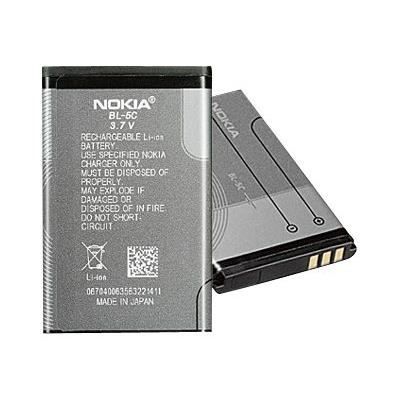 Batterie 2610 d'origine Nokia BL-5C Lithium Ion 1020 mAh 3,7V sous blister pour le Nokia 2610
