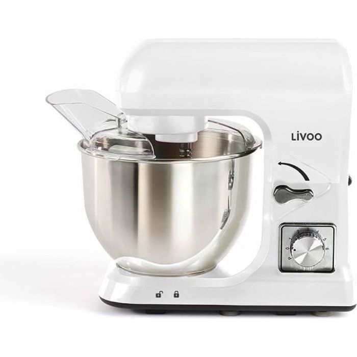 LIVOO - Robot pâtissier blanc - DOP190W