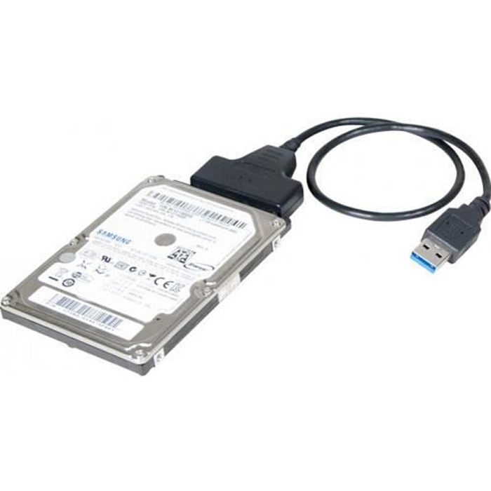 Adaptateur USB 3.0 sata pour SSD - auto alimenté