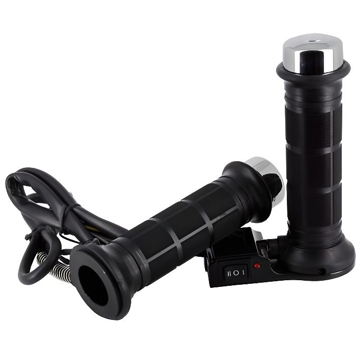 Paire poignée chauffante universelle 12V 35W pour moto scooter deux roues