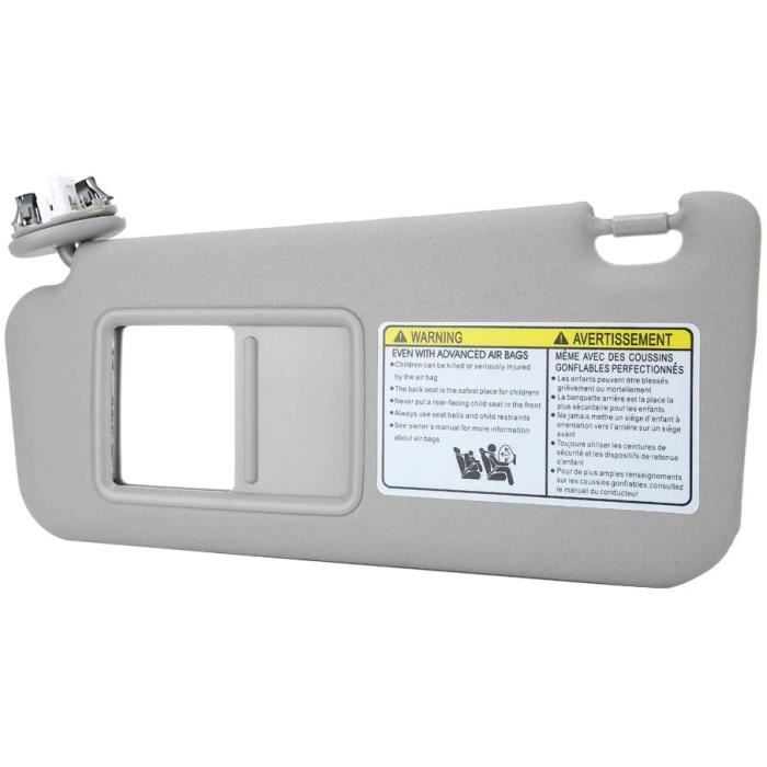 Duokon Pare-Soleil, Pare-Soleil côté conducteur Gauche 74320-42501-B2 adapté pour RAV4 2006-2009 Gris