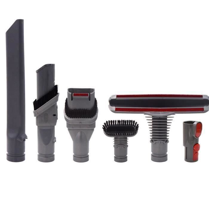 Brosse Kit Accessoires pour Dyson V8 V7 Aspirateur avec Adaptateur,Total Clean Pièces pour Dyson V6 DC35 DC52 DC29 DC62 DC33 DC34