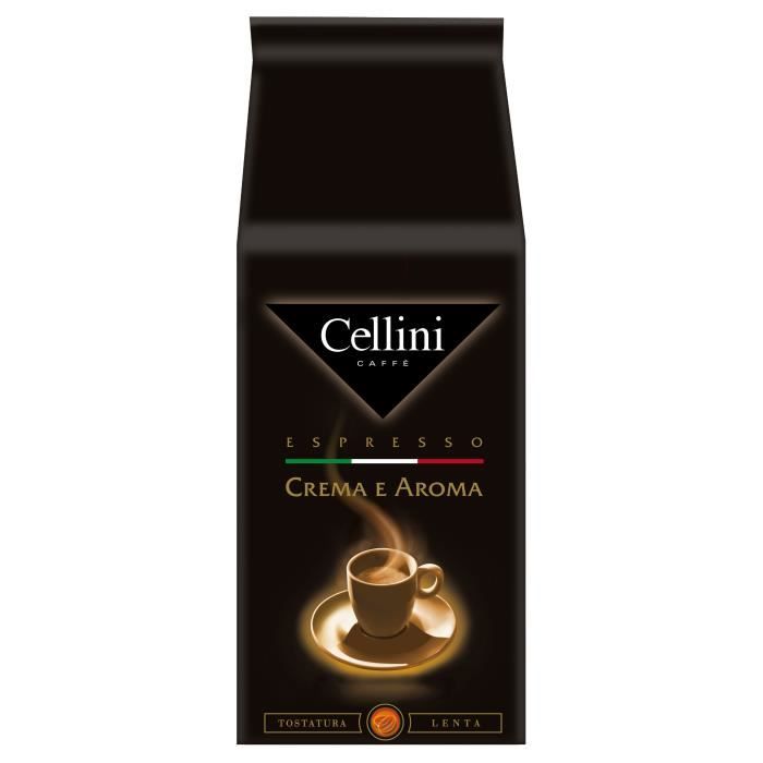 Crème Cellini et Aroma, grains de café, 1000g