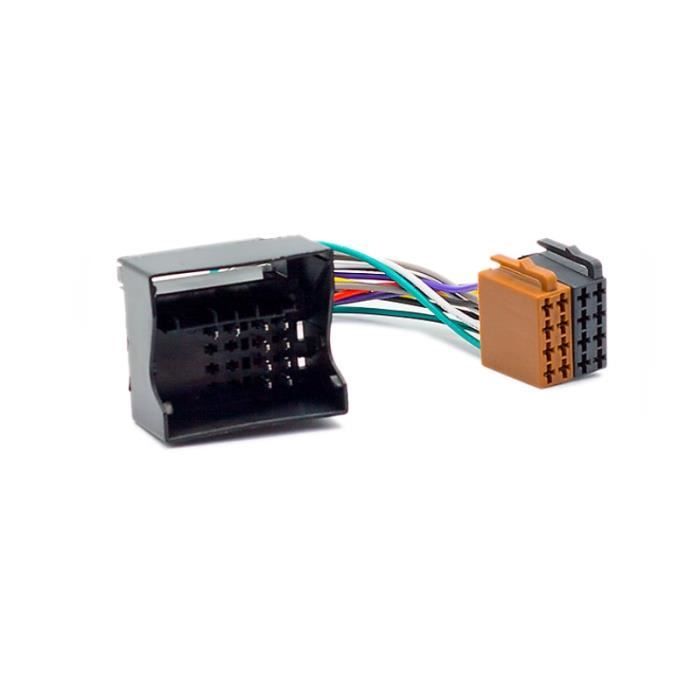 Pièces Auto,Adaptateur de câblage Radio stéréo pour citroën C2 C3 C4 C5 C6 C8 et Peugeot pour tous les modèles de voiture