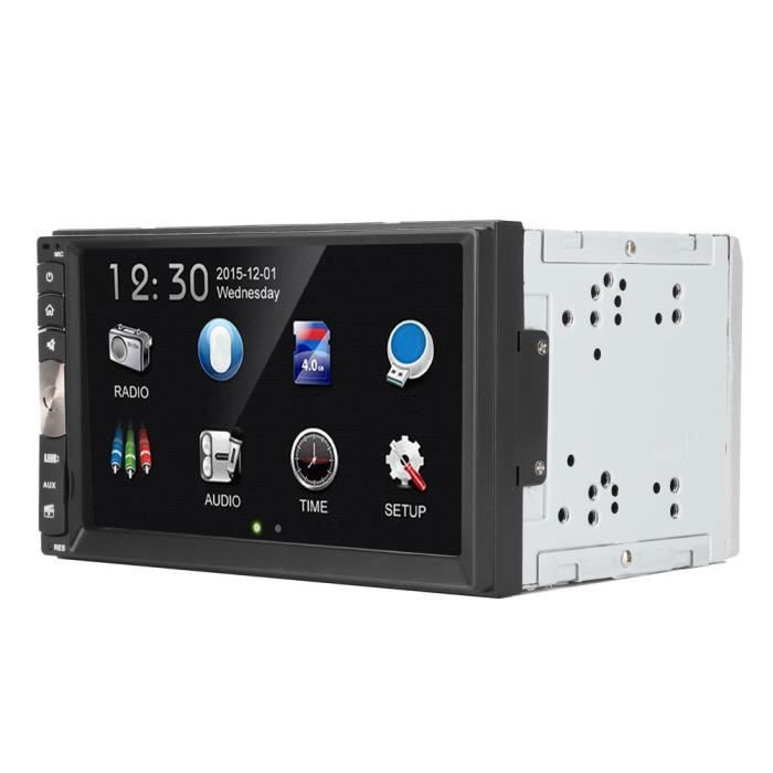 YOSOO MP5 Bluetooth Lecteur MP5 de Voiture HD 7po Multimédia Radio FM 2Din Écran Tactile Numérique USB/Carte Mémoire/Bluetooth