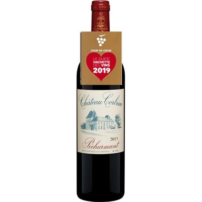 Château Corbiac Pécharmant AOC 2015 vin rouge - 1 x 75cl.