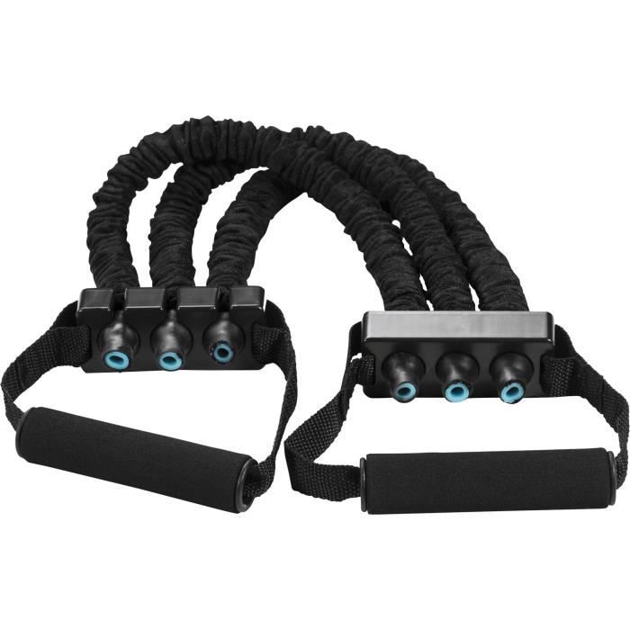 Gorilla Sports - Extenseur Pro Réglable Noir