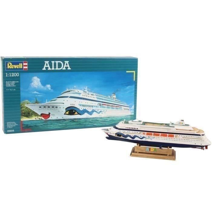 REVELL Model-Set AIDA - Maquette bateau - Echelle 1:1200