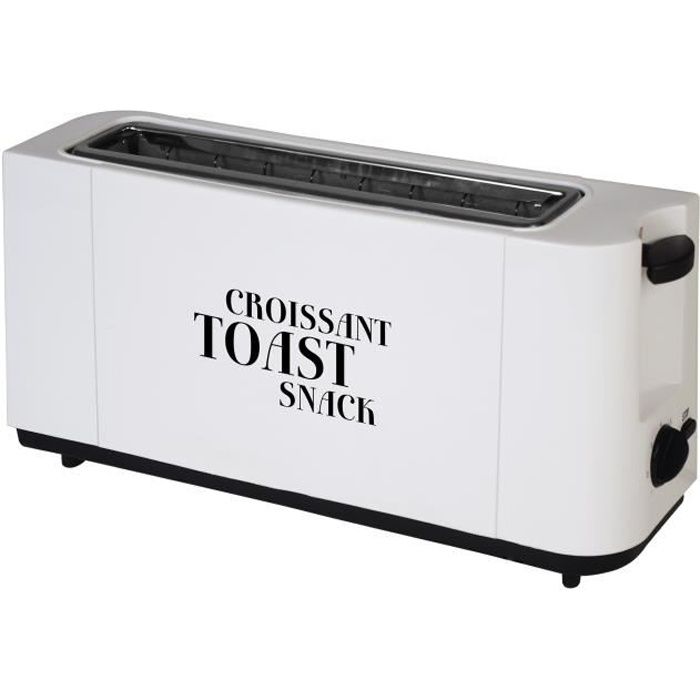 KALORIK TKGTO48W Grille-pain - 900 W - Fente extra-large - Blanc