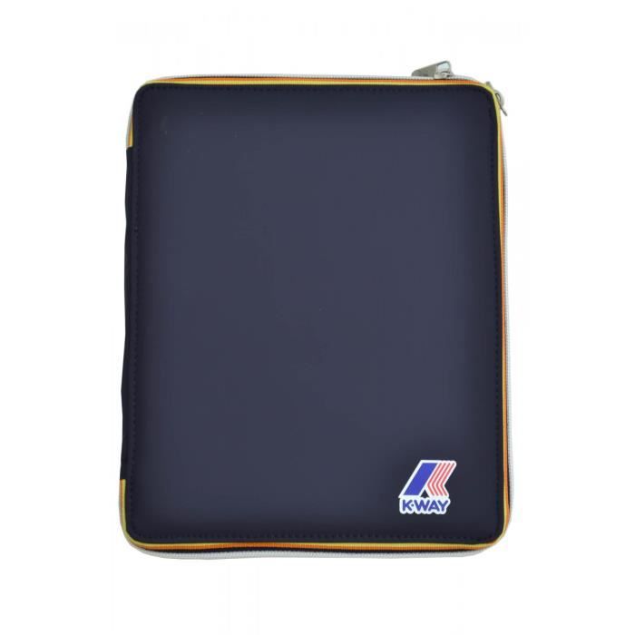 Pochette Ipad K-Way Jacques bleu marine - Couleur: Bleu marine - Taille: TU