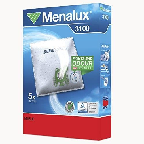 Menalux 3100 Duraflow 5 sacs d'aspirateur 9001961508