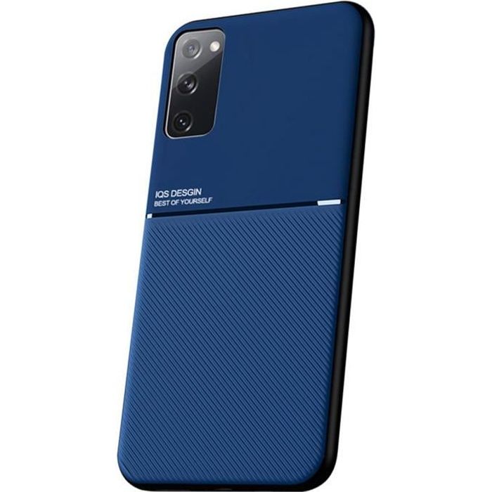 Galaxy S20 FE Silicone Souple Bumper Coque de Protection Antichocs Anti-Rayures Case pour Samsung Galaxy S20 FE 4G-5G,Bleu