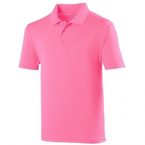 Polo sport uni Just Cool pour homme Rose électr...