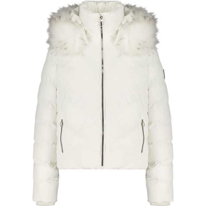 DEELUXE Doudoune à capuche MELINDA Off White