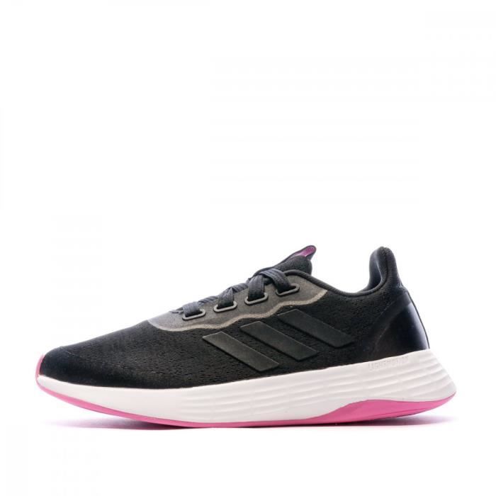 Chaussures de running Noir/Rose Femme Adidas Qt Racer