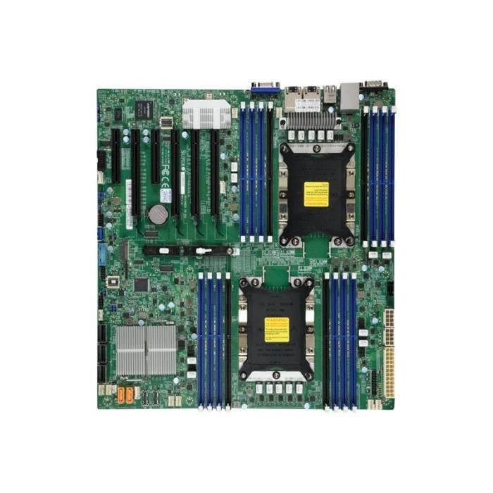 SUPERMICRO X11DPI-N Carte-mère ATX étendu Socket P 2 CPU pris en charge C621 USB 3.0 2 x Gigabit LAN carte graphique embarquée