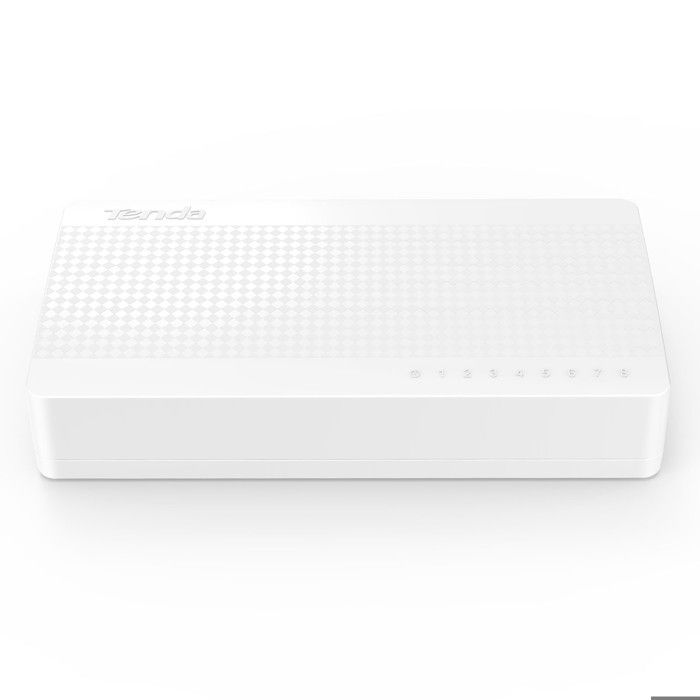 Switch Gigabit 8 Ports RJ45, Switch Ethernet 10/100/1000 Mbps, Tenda SG108 - Auto MDI/MDIX, Plug&Play, Plastique,pour maison/Bureau