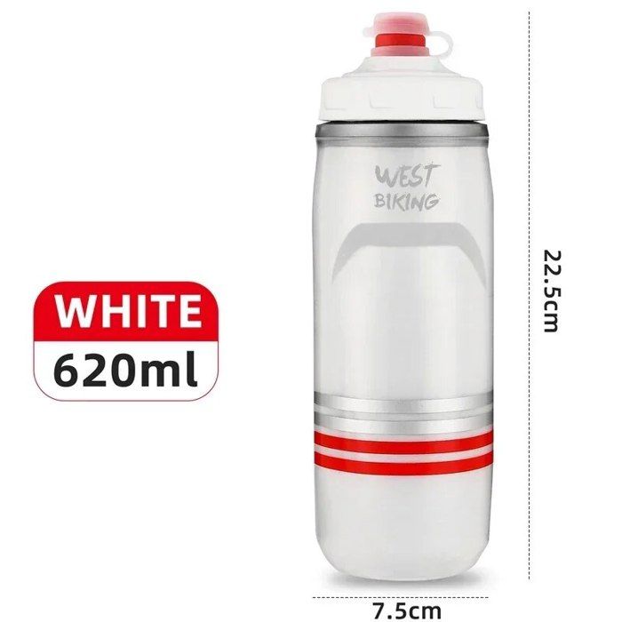 Bidon Isotherme Vélo 0.5L - Pour VTT, Route, Générique Neuf