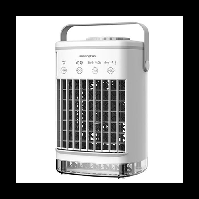 Ventilateur Tour Portable Avec Réservoir D'eau 300 Ml - 9,5 Pouces, 6 Vitesses, Minuterie 6h, USB, Pour Bureau Et Maison