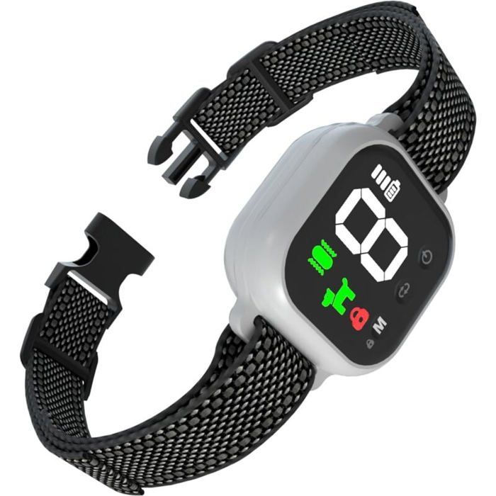 Comparer les prix de Collier Anti Aboiement Chien Automatique Contrle Intelligent 3 Modes ChocVibrationSon tanche et couleurs multiples Largeight