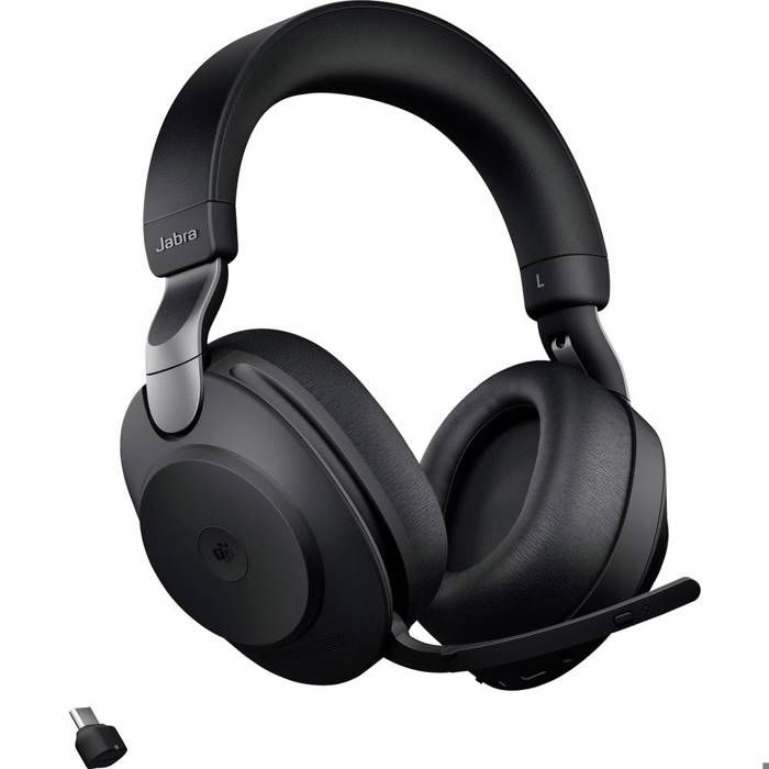 Jabra Evolve2 85 MS Micro casque supra auriculaire Bluetooth filaire Stereo Suppression du bruit du microphone vo