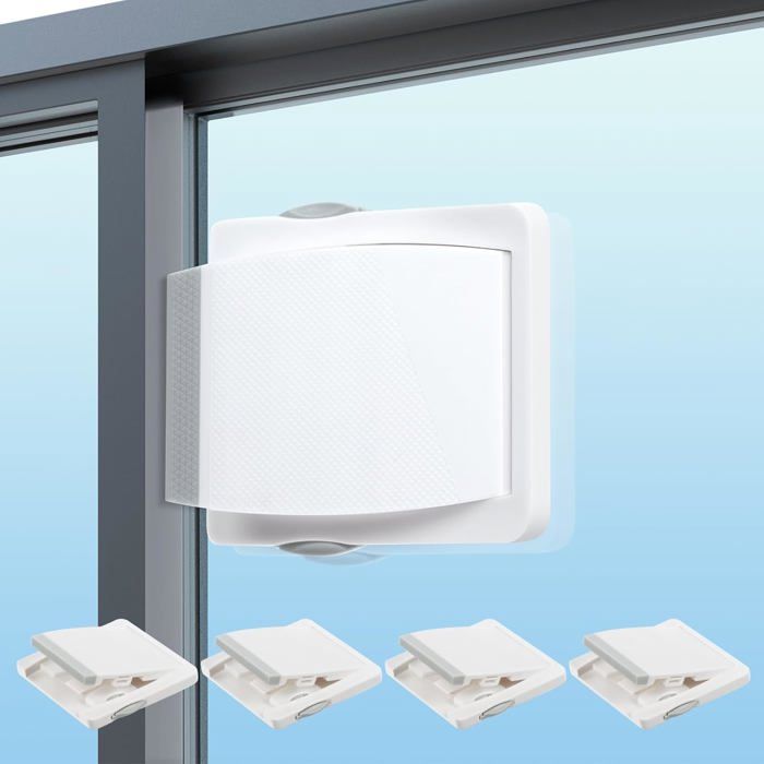 Verrou Sécurité Enfant Four VIDSTW - ABS Auto-Adhésif - Rotation 180° - Pour Four, Lave-Linge