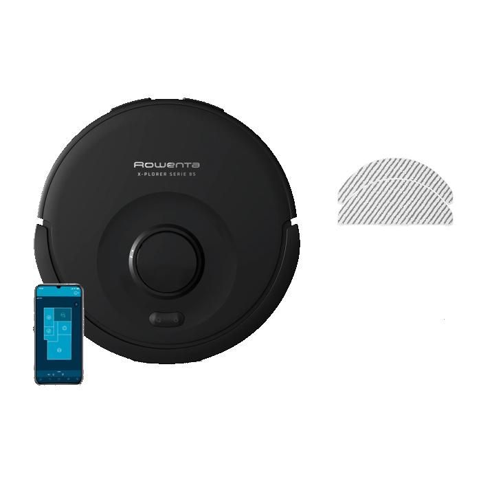 Rowenta X-PLORER Serie 85 Aspirateur robot laveur Aspiration en profondeur RR87C5WH - Rowenta