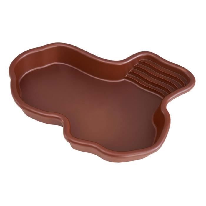 Comparer les prix de Plat eau pour Tortue - Non spécifié - 1220 x 984 x 197 - Avec Rampe - Multi-usage - Facile à nettoyer Multicolore ABREUVOIR