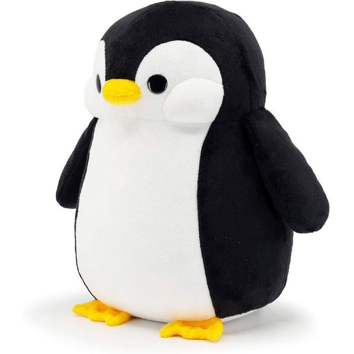Peluche Pingouin Kawaii – Coussin Oreiller 25 Ou 45 Cm – Variétés De Styles – Câlin Et Décoration – Cadeau Enfant