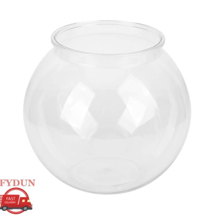 Meilleurs prix pour FYDUN Bol à poissons rond Bol à poisson rond en plastique robuste Style incassable petit aquarium rond polyvalent pour les