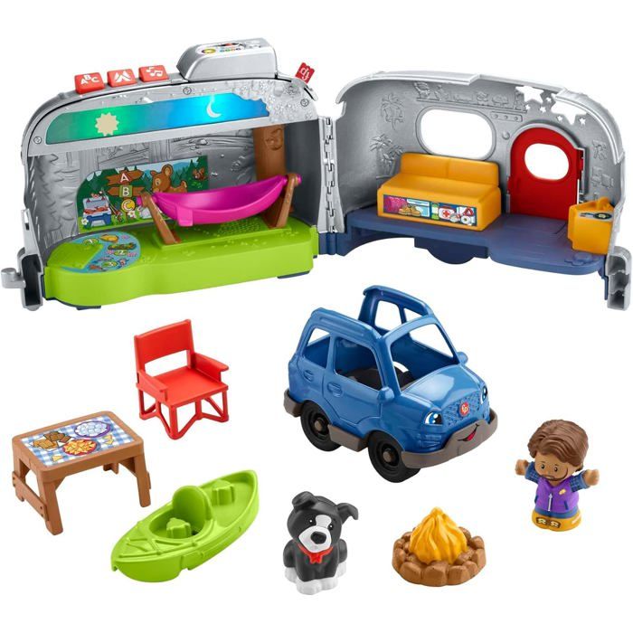 Jouet dÉveil - FISHER-PRICE - HPF44 - 2 en 1 à pousser - Lumières et sons - Dès 12 mois 2 figurines