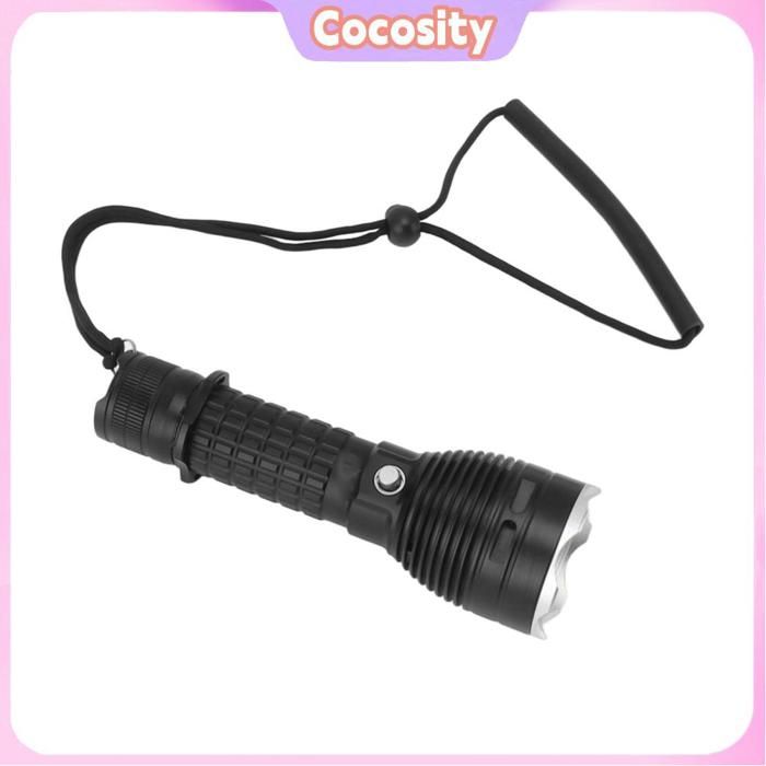 Lampe de poche de plongée torche LED sous-marine 3200LM IPX8 150m avec 3 Modes Flash haut et bas pour la récupération de pêche de