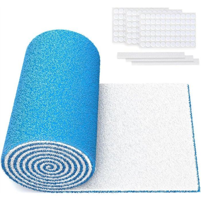 Rouleau de Filtres pour Conduits DAération120 Po X 12 Poà Découper (plus de 50 Filtres)Kit de Filtres pour Conduits de