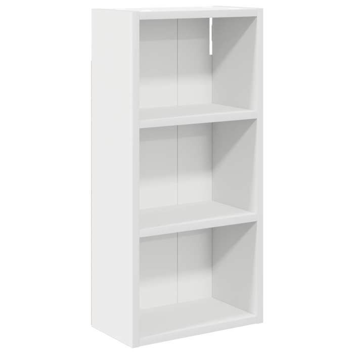 (ON SALE)Armoire murale de salle de bain - vidaXL - Meuble mural de bain - Bois dingénierie - Blanc - 2 étagères - 30 x 16 x 625 c