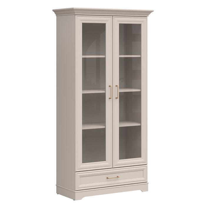Vaisselier 2 portes 1 tiroir Petits-meubles - Perle - 995 x 47 x 197cm - Cachemire