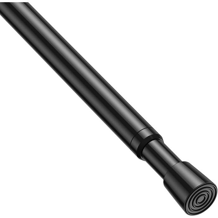 Tringle Rideau S Percage 66.5 à 119cm Antidérapant pour Plac Noir Tringle Rideau Extensible Petite 1 66.5-119 ANNEAU A RIDEAUX