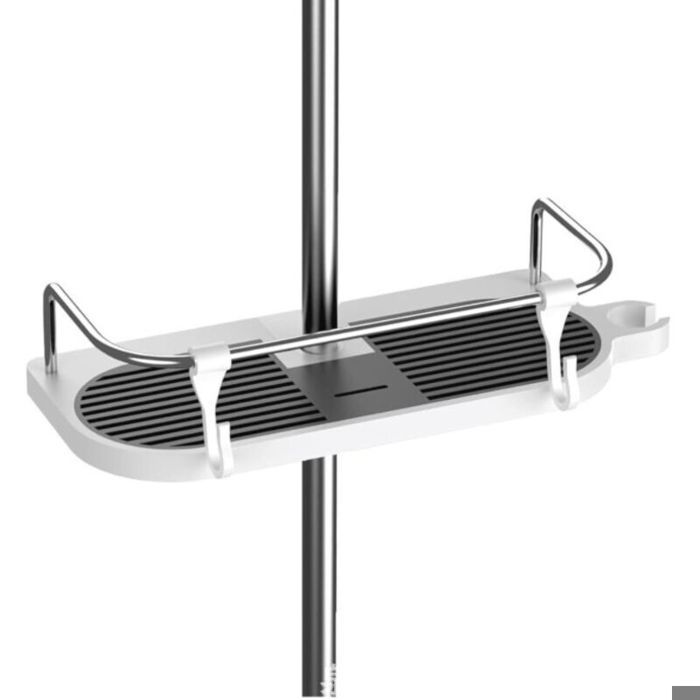 Étagère de douche télescopique sans perçage – Réglable support shampooing/savon/lotion