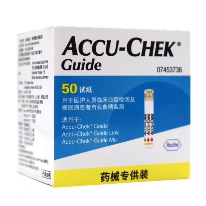 AccuChek Guide Test Strips 50's Cdiscount Informatique