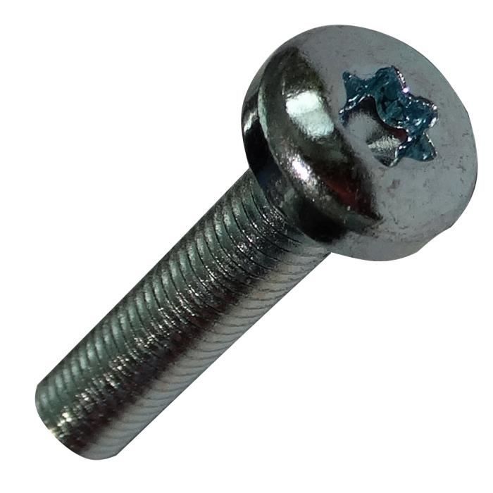 M2.5x5mm Torx Sécurité Vis 10pcs Inox Acier Cylindrique Tête Attaches Boulons
