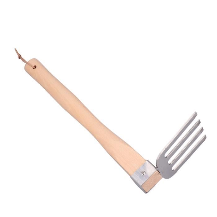 Houe De Jardin 2 En 1 à Étriers Hula Avec Manche Acier Réglable 195 Cm - Cultivateur Et Désherbeur