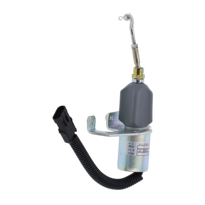 Natudeco Le Solénoïde D'arrêt De Carburant Remplace Les Pièces De Tondeuse à Gazon à Solénoïde De Carburateur pour 692094 807664 BS-692094-D1 FSL90-0009 B1692094