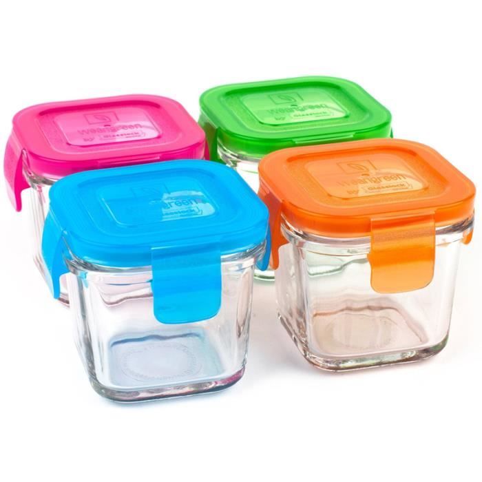 4 Pots De Conservation En Verre Trempe 1ml We Achat Vente Conservation Repas 4 Pots De Conservation En V A Petit Prix Cdiscount