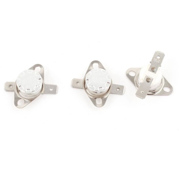 Capteur De Température SOURCING MAP Interrupteur Contrôle Température Thermostat 110℃ 10A