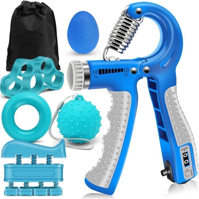 Hand Grip, Musculation Avant Bras Du Grip Avec Résistance Réglable 50-150lbs?22-68kg?, Poignee