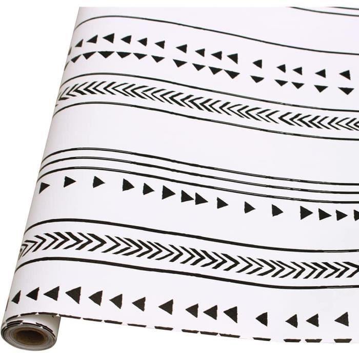 Papier De Contact Rubbermaid Vintage – Motif Plaid Noir Blanc Rouge – 4 Rouleaux – Neuf