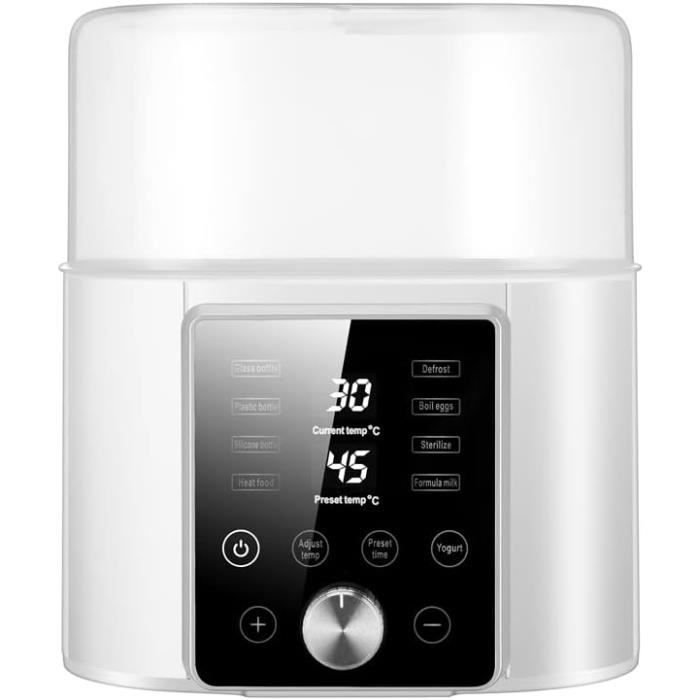 Chauffe-biberon 2 En 1 Avec Stérilisateur – Double, Programmable, Pour Lait Maternel Et Préparation