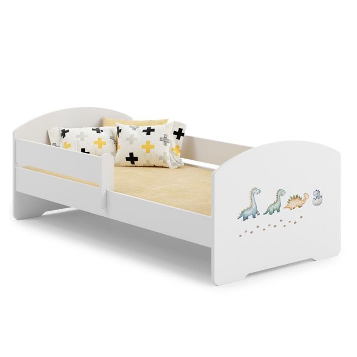 Lit enfant 140x70 Dinosaures avec matelas